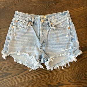 AGolde Parker Denim shorts